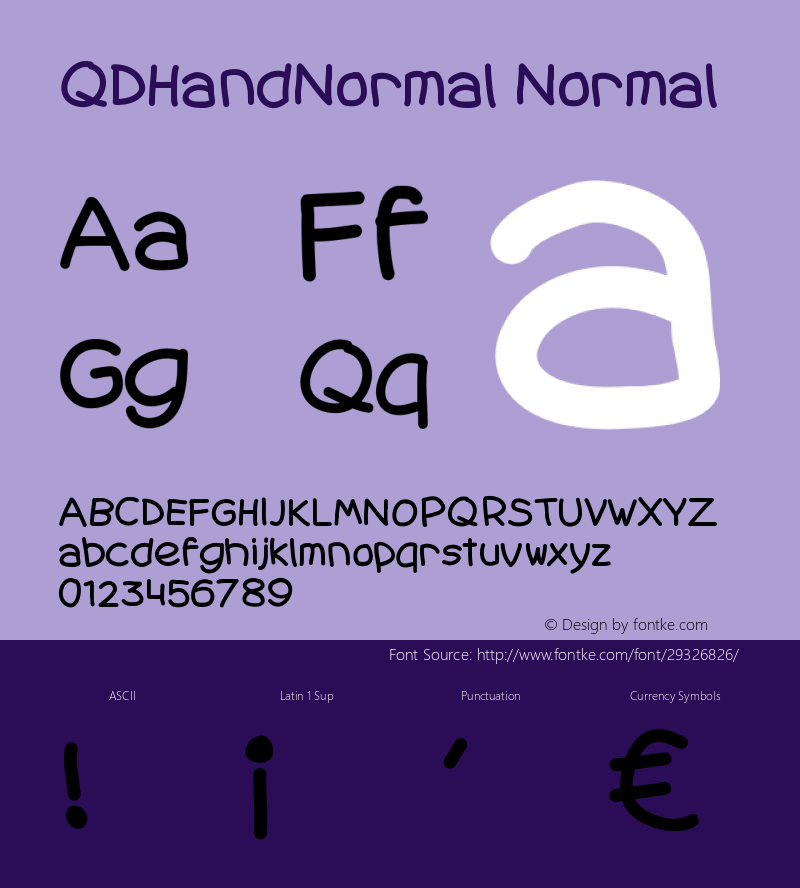 qdhandnormal version 001.000图片样张