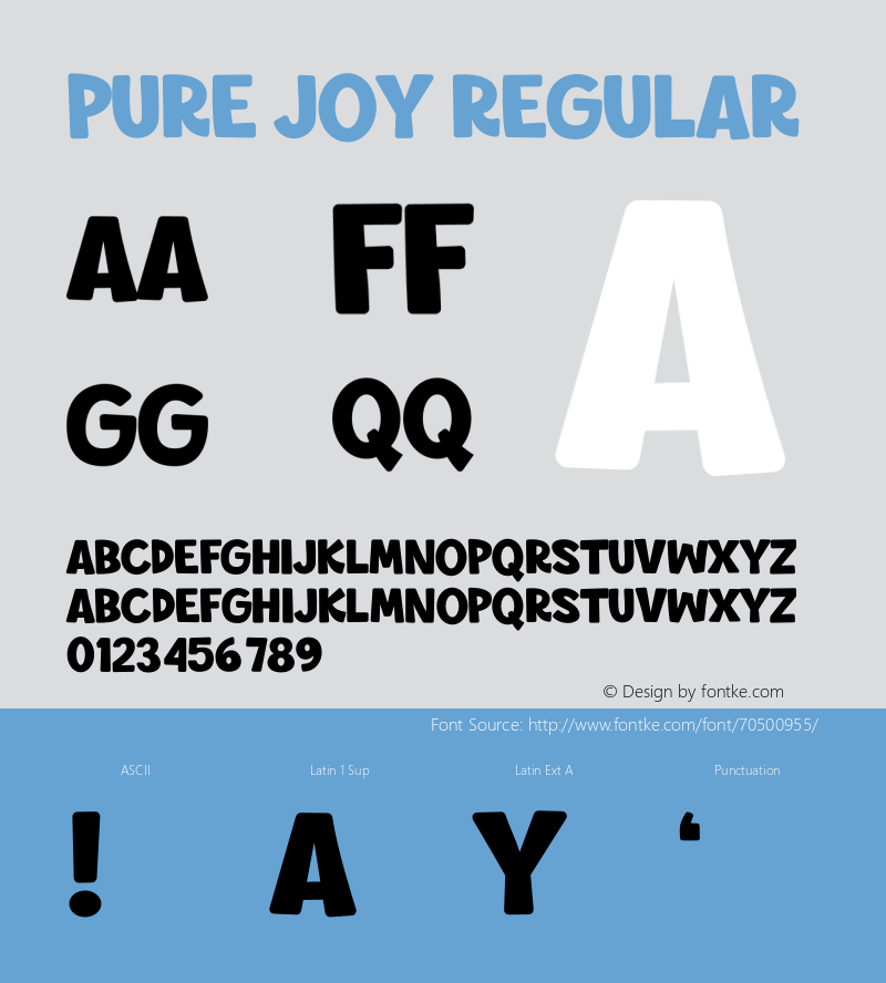 pure joy version 1.001;fontself maker 3.5.1图片样张