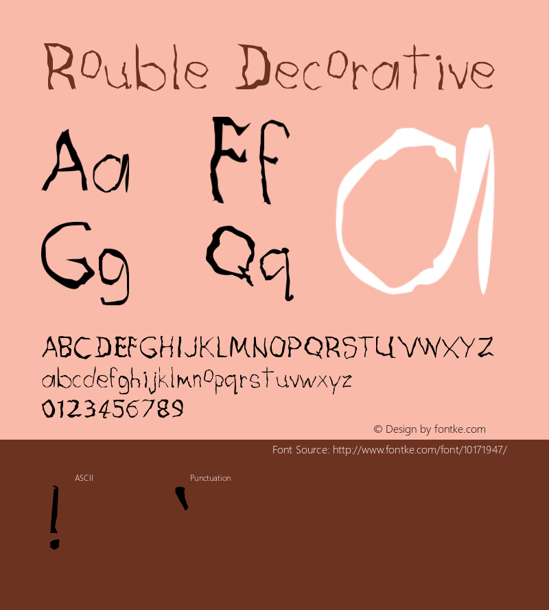 rouble decorative v. 2.43样张图片