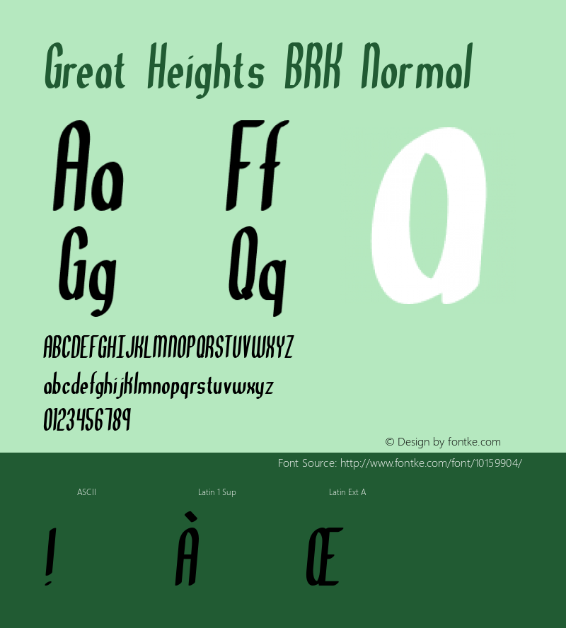 great heights brk normal version 2.11样张图片