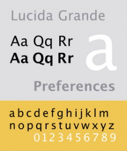 Lucida Grande字体推出新版 修正中文冒号等错误