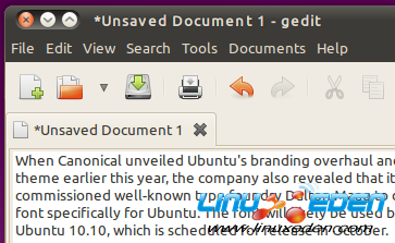 Ubuntu为10.10设计新的默认字体