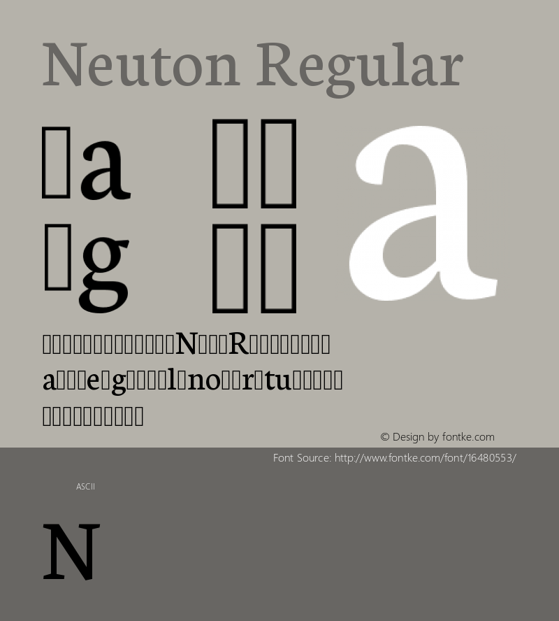 neuton regular version 1.31圖片樣張