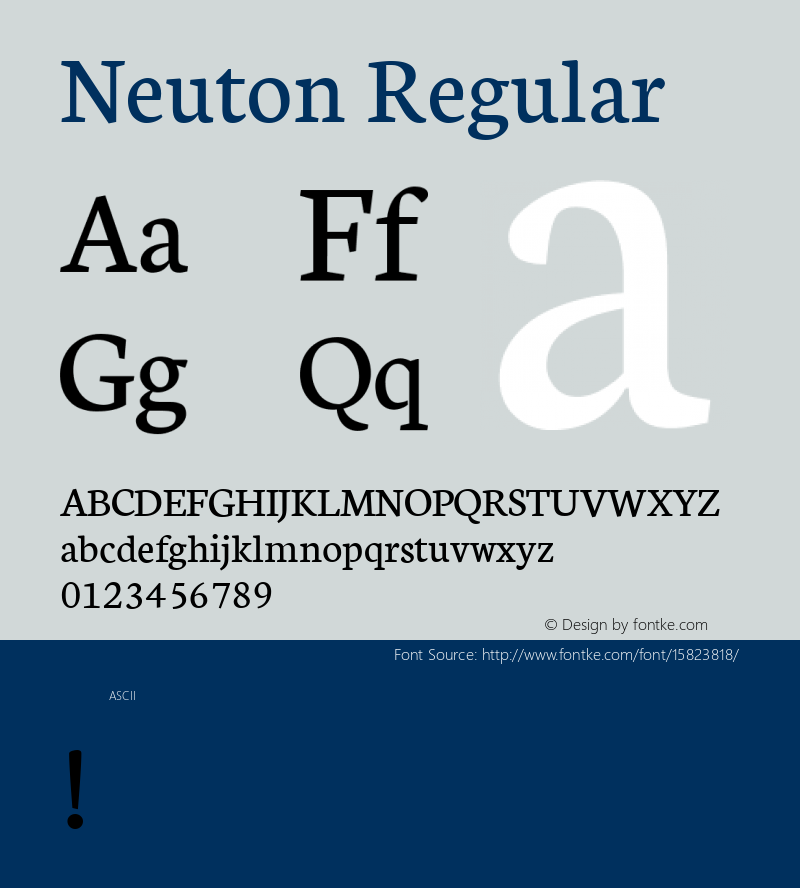 neuton regular version 1.31 ; ttfautohint (v1.4.1)圖片樣張