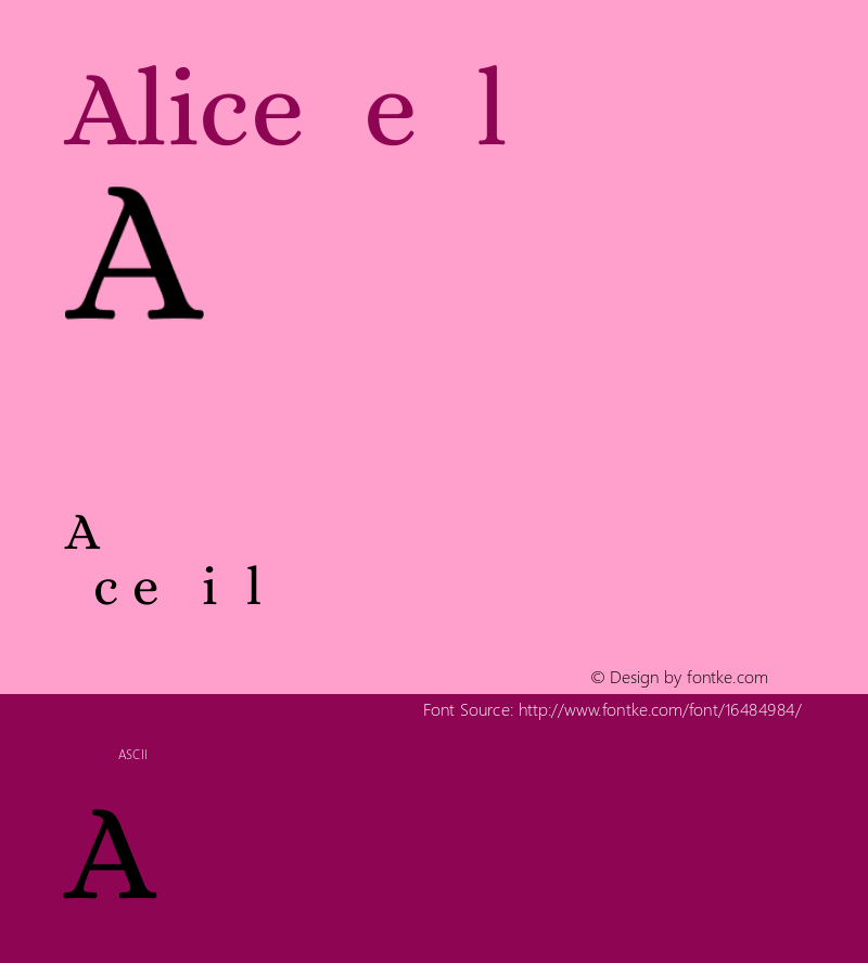alice regular version 1010图片样张