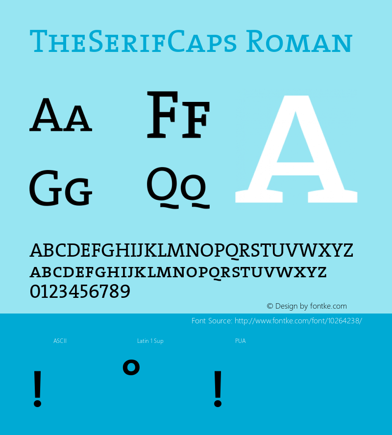 theserifcaps roman version 100样张图片