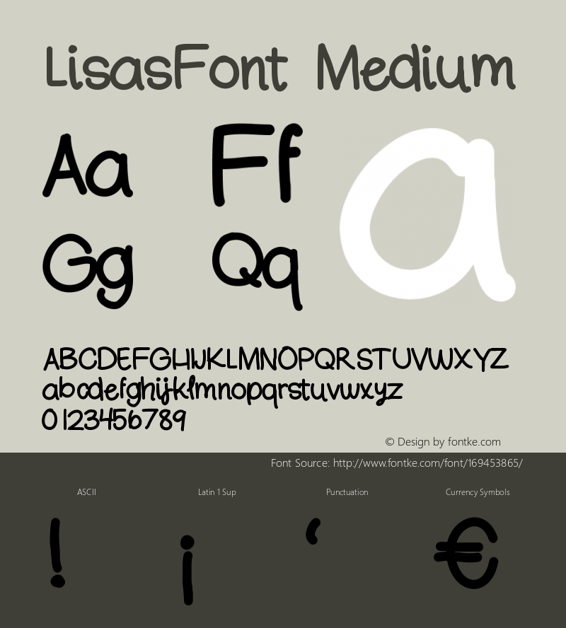 lisa特殊字体图片
